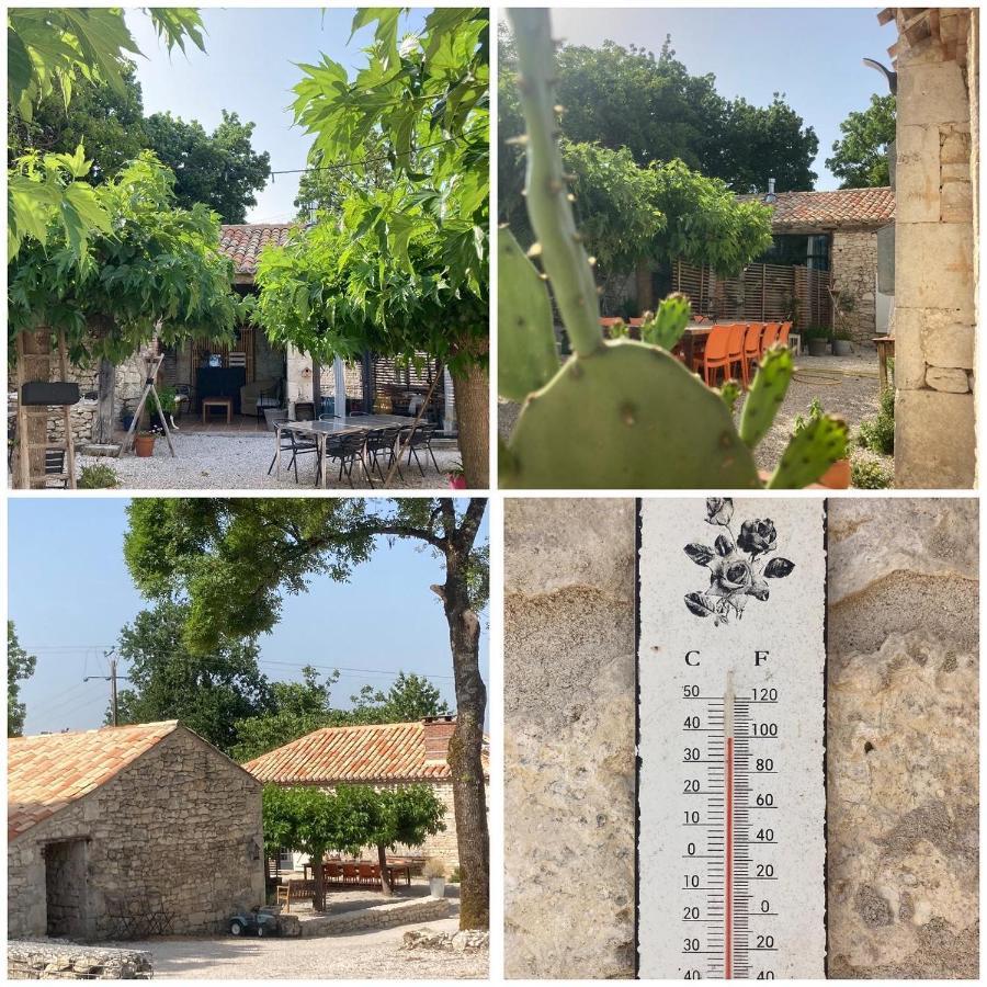 הוילה Montcuq Les Fontanelles Du Quercy Blanc מראה חיצוני תמונה