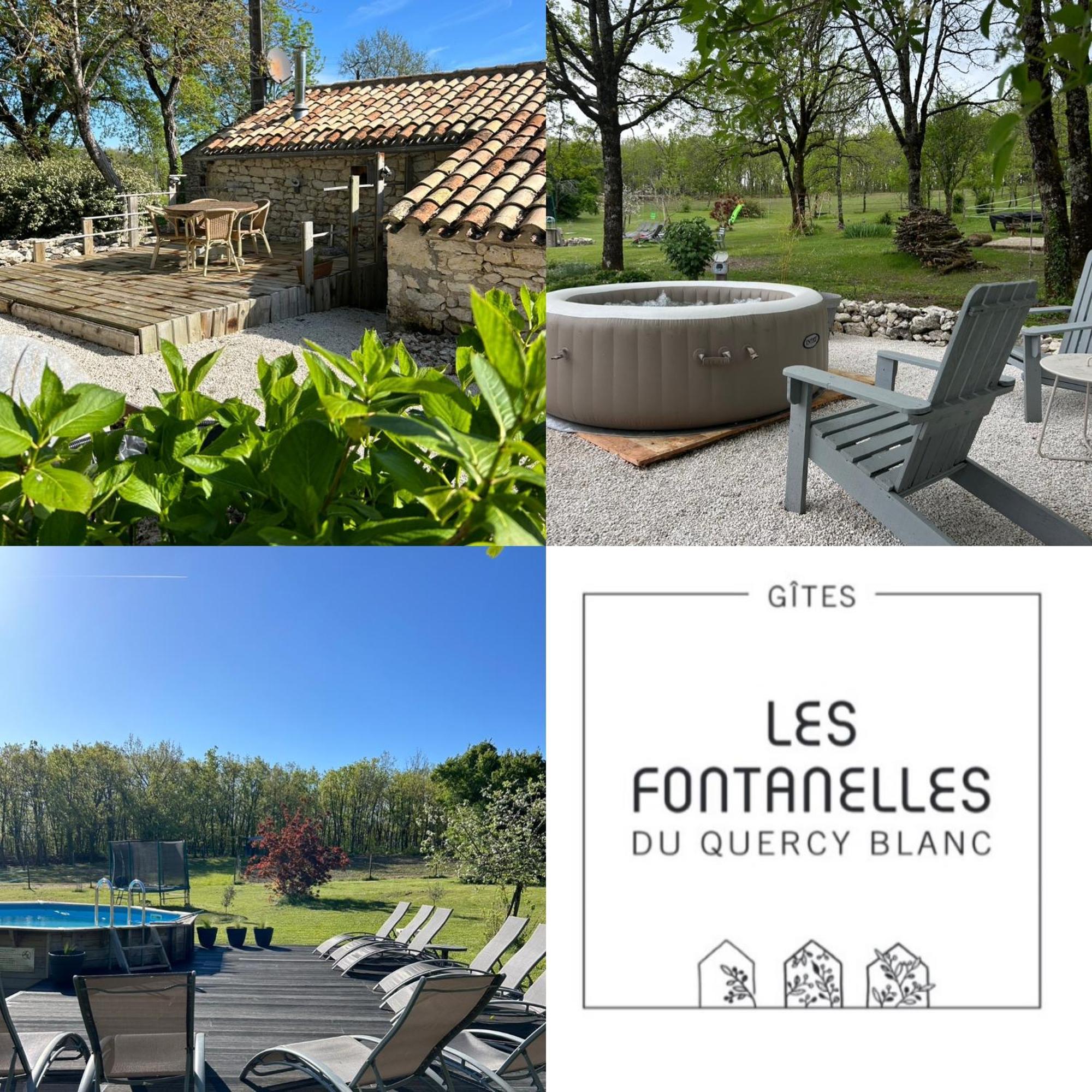 הוילה Montcuq Les Fontanelles Du Quercy Blanc מראה חיצוני תמונה